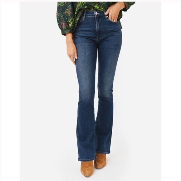 CITIZENS OF HUMANITY Lilah High Rise Dark Wash Flare Jeans size 29 - Picture 1 of 10